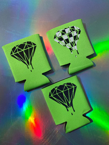 DK Can Koozie Neon Green