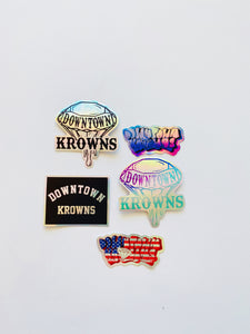 DK Holographic Logo Sticker