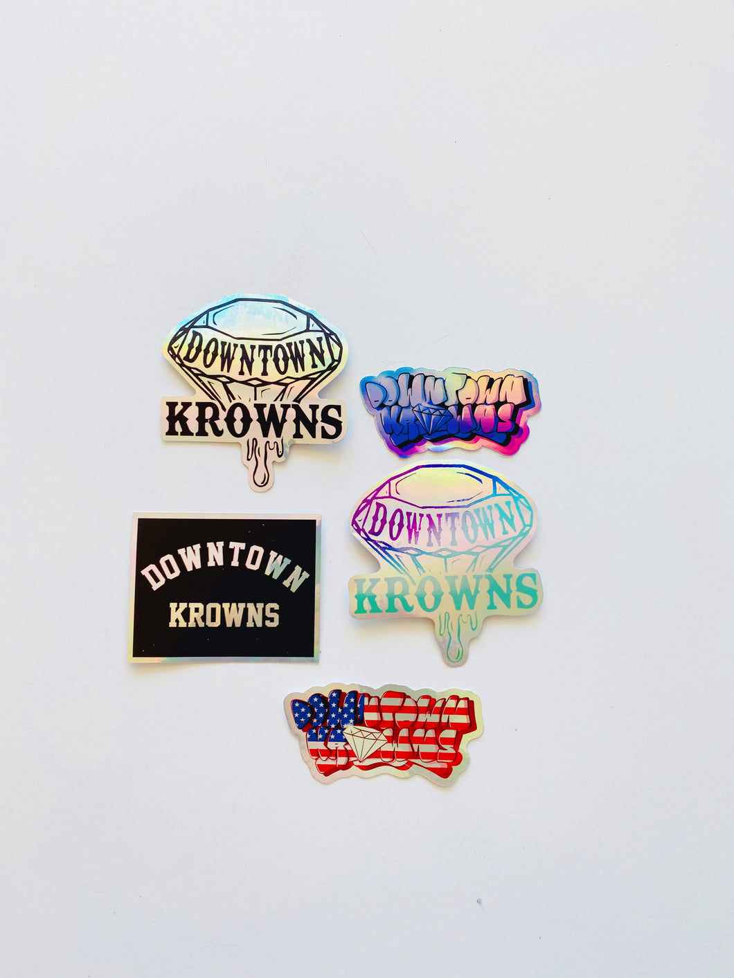 DK Holographic Logo Sticker
