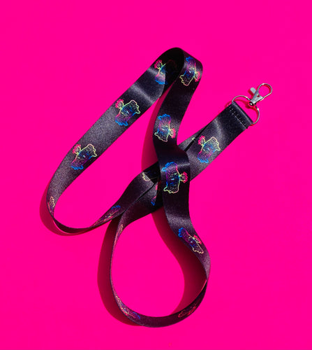 DK Tie Dye Logo Lanyard