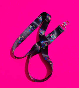 DK Tie Dye Logo Lanyard