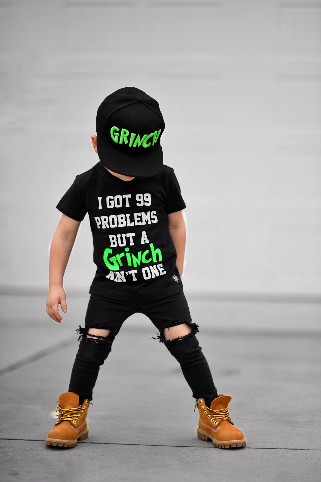Kids Grinch tee