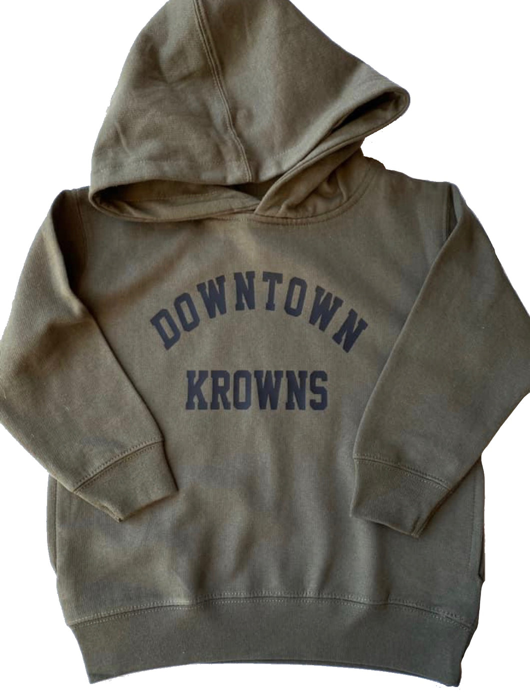 Olive Green Hoodie You Choose Design