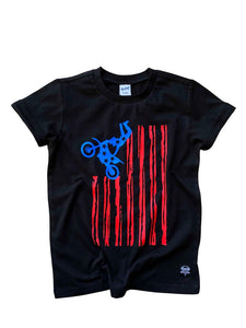 Dirt Bike Flag tee