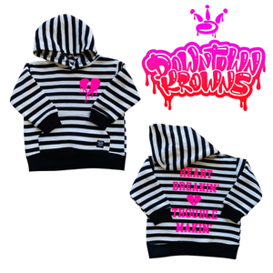 Kids Stripe Heart Breakin’ Hoodie