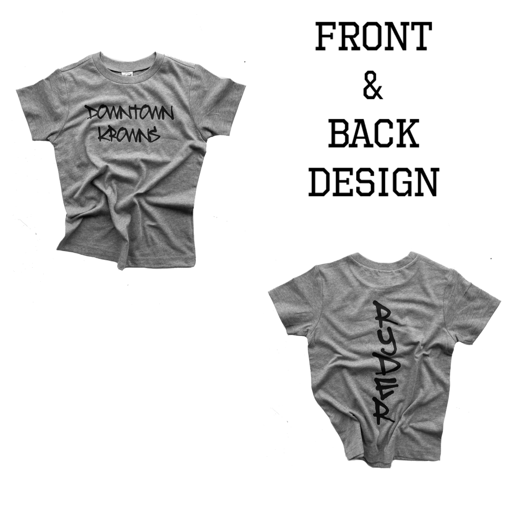 Custom Back Name Tee